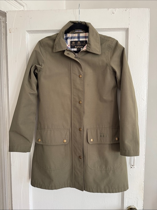 Barbour Jackets & Blazers - Barbour Women's Olive Utility Trench Coat